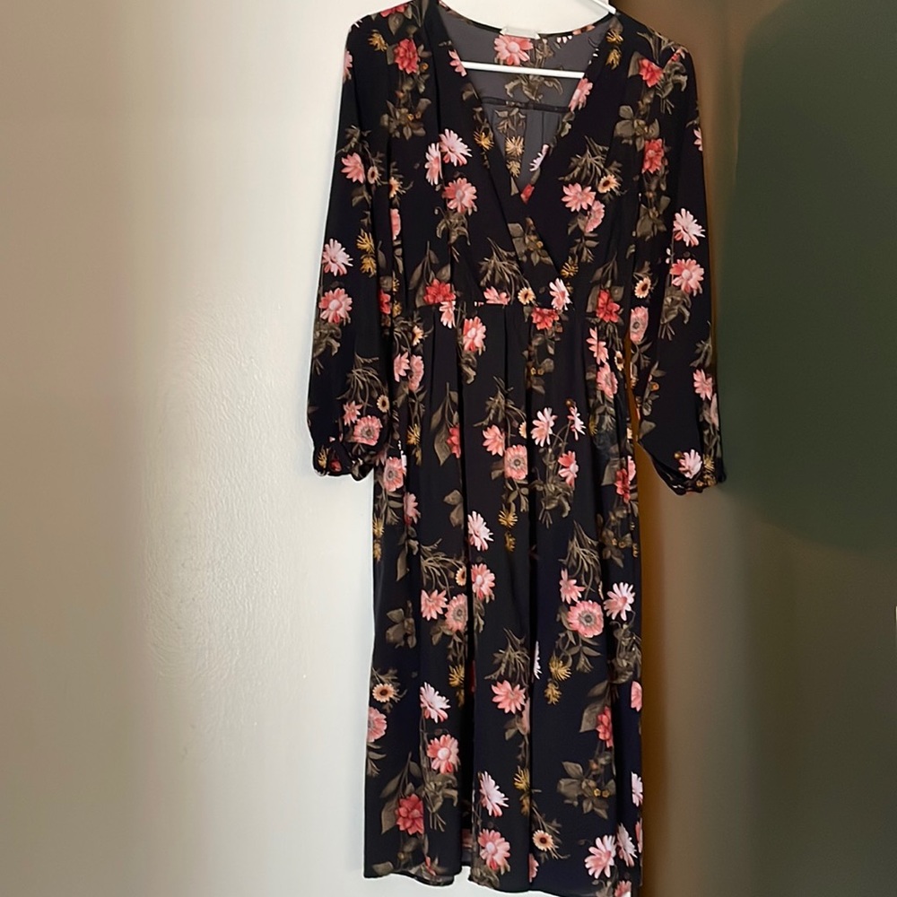Floral midi dress